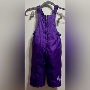 Pacific Trail Vibrant Purple Kids Ski Overalls / Ski Bibs